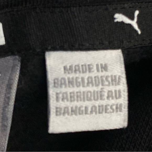 Puma Hooded Hoodie Dress Long Sleeve Black Sweater Size L Pullover Cozycore - Picture 8 of 9